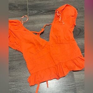 Orange top